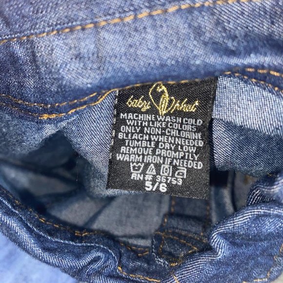 NWT Baby Phat Little Girl Jean Dress - Picture 7 of 7